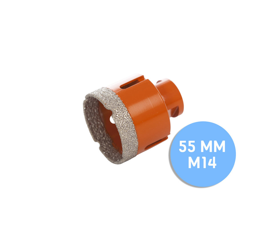 Fix Plus ® Tegelboor M14 - Ø 55mm.