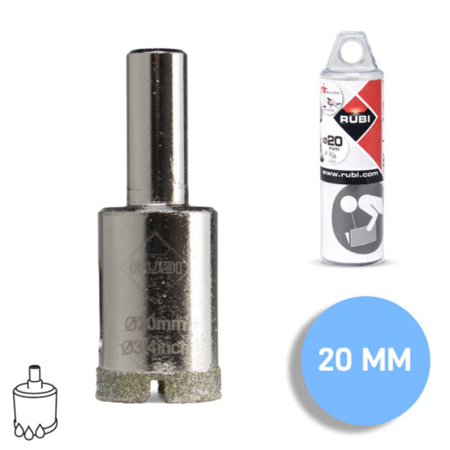 Rubi Easy Gres Tegelboor ø 20 mm