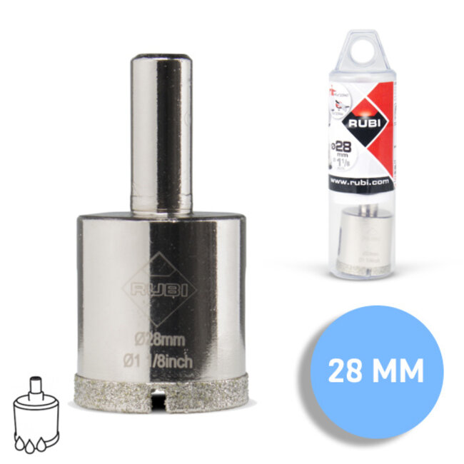 Rubi Easy Gres Tegelboor ø 28 mm