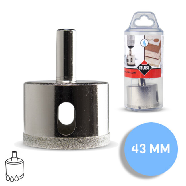 Rubi Easy Gres Tegelboor ø 43 mm