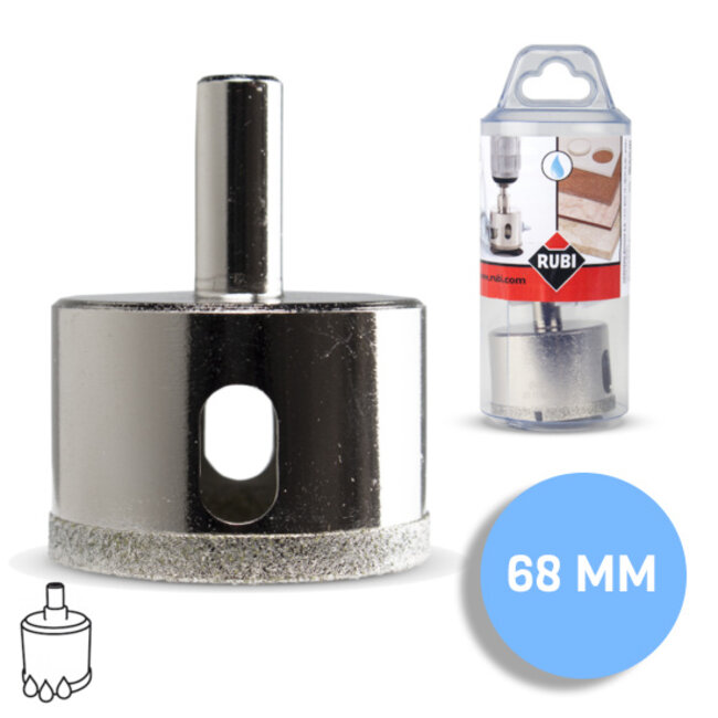 Rubi Easy Gres Tegelboor ø 68 mm