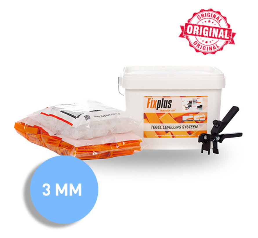 Fix Plus ® Starters Kit 250 BASIC 3mm.