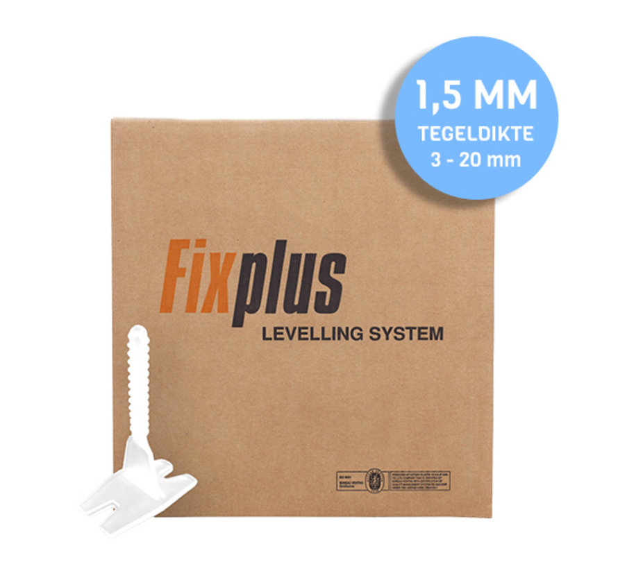 Fix Plus ® Twist Clips 2500 st. 1,5 mm