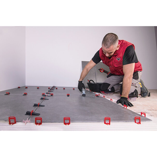 400 Clips 2 mm Voor een tegeldikte van 3 - 13 mm