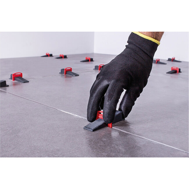 Levelling Keggen 200 st. Passend op alle Delta levelling