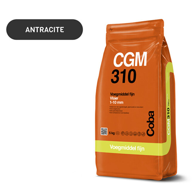 Coba CGM 310 Antracite 5 kg. Vloertegels Fijn
