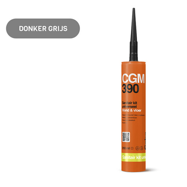 Coba CGM 390 Sanitairkit 310 ML. Wand & Vloer Donker Grijs