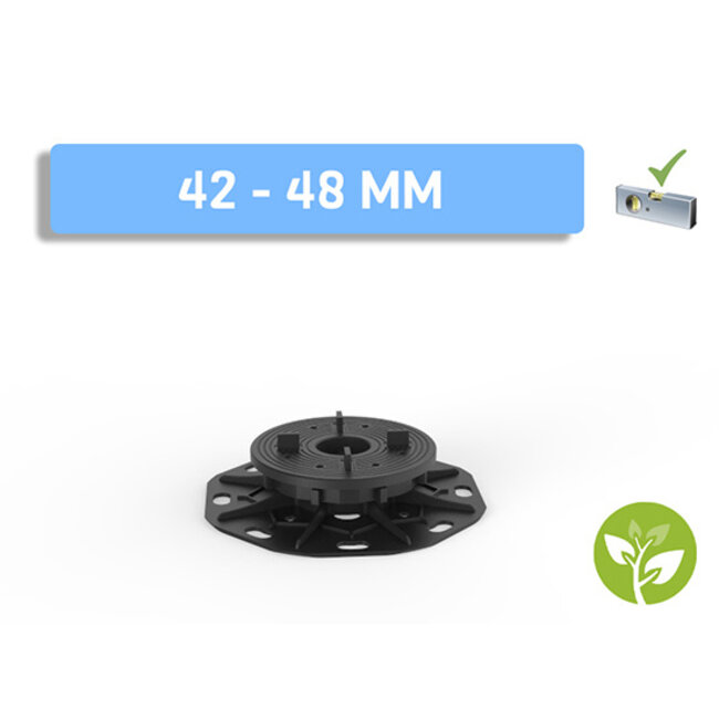 Fix Plus ® Tegeldrager Zelf Nivellerend SL60-01 Verstelbaar 42 - 48 mm
