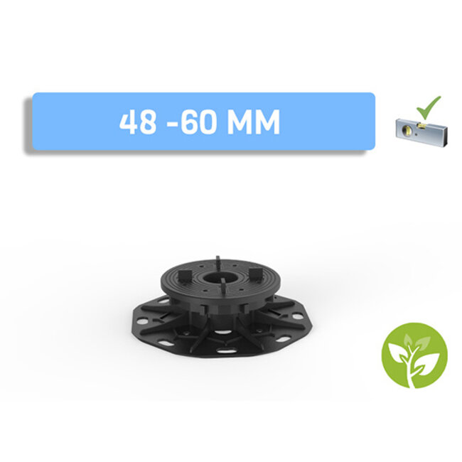 Fix Plus ® Tegeldrager Zelf Nivellerend SL60-02 Verstelbaar 48 - 60 mm