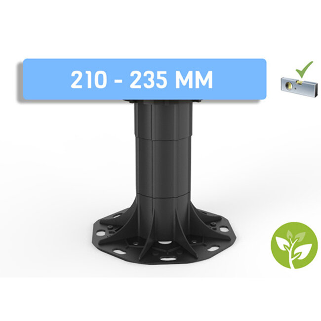 Fix Plus ® Tegeldrager Zelf Nivellerend SL60-09 Verstelbaar 210 - 235 mm