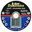 InterDynamics InterDynamics Doorslijpschijf Ø 115 mm INOX