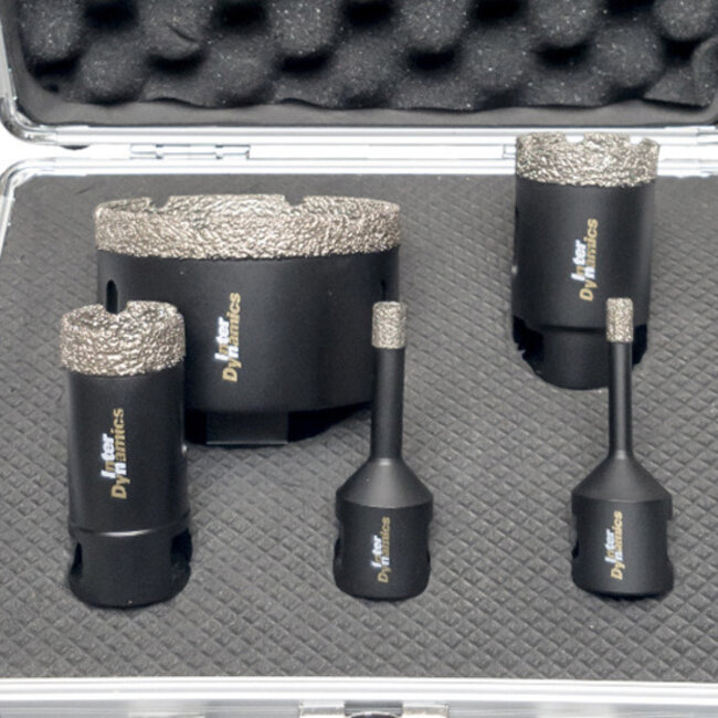 InterDynamics Diamant Tegelboorset Droog Wax M14