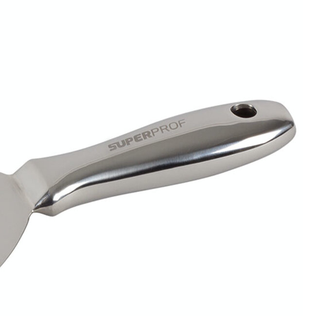 Spachtelmes Super Prof 205mm RVS met RVS greep