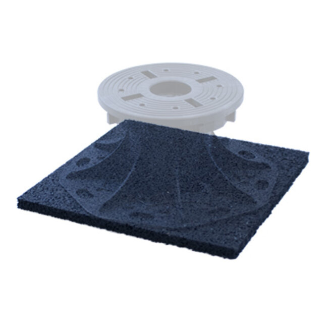 Fix Plus ® Rubberen Tegeldrager 200x200x10 mm.