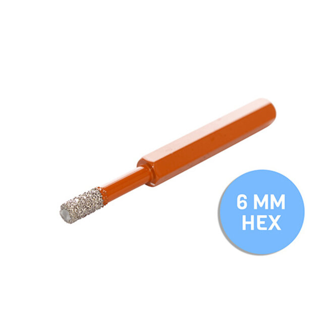 Fix Plus ® Tegelboor 6 Kant - Wax Ø 6mm.