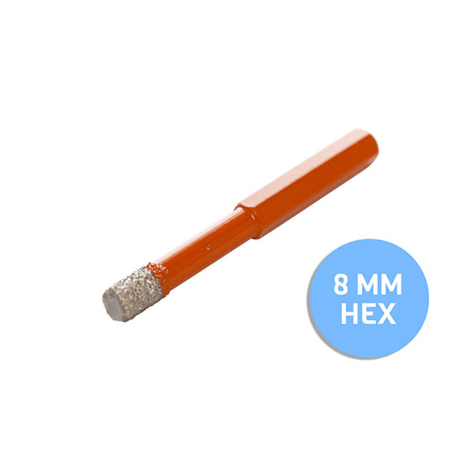 Fix Plus ® Tegelboor 6 Kant - Wax Ø 8mm.