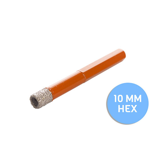 Fix Plus ® Tegelboor 6 Kant - Wax Ø 10mm.