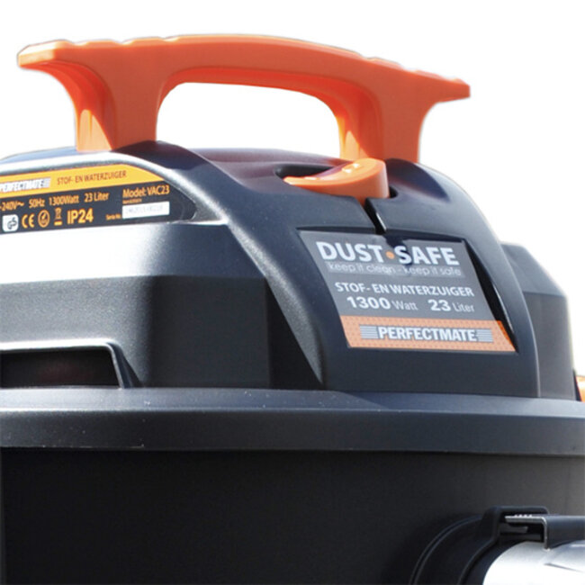PerfectMate Dustsafe Stof- en waterzuiger
