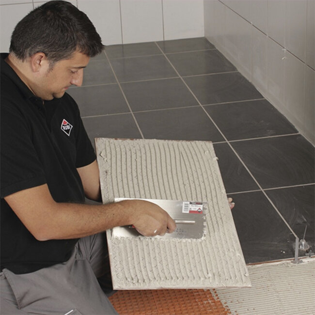 Rubi Lijmkam 28 cm RVS Rubiflex 4,5 mm