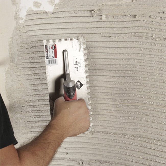 Rubi Lijmkam 28 cm RVS Rubiflex 10 mm