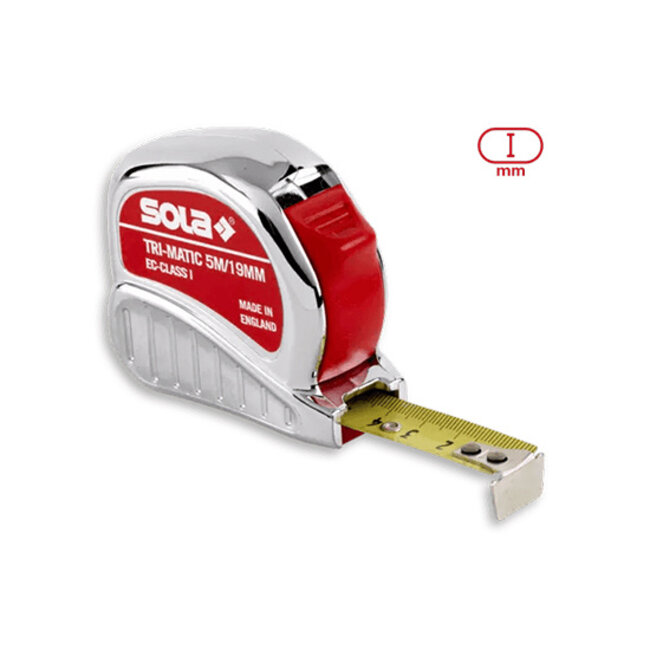 Sola Rolmaat 3 meter met automatische terugloop