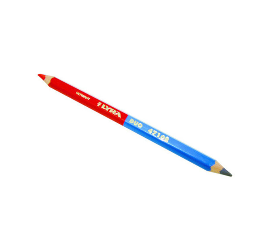 Pica Duo-potlood 175 mm blauw/rood