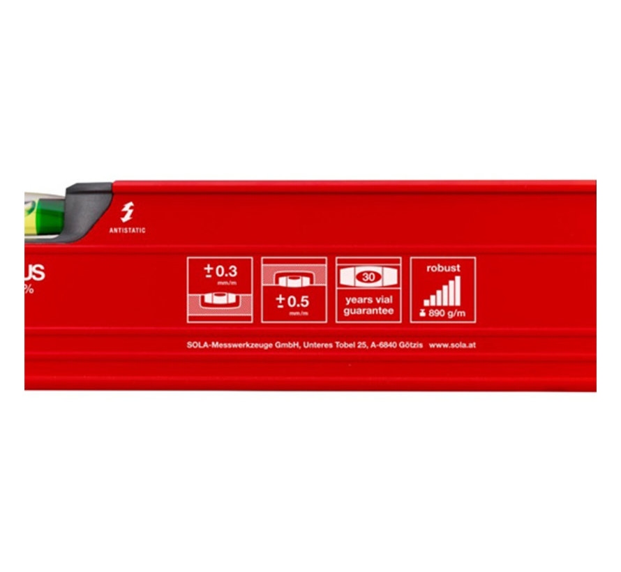 Sola Waterpas Big RED3 120 cm