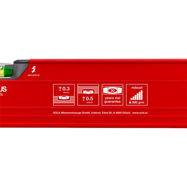 Sola Waterpas Big RED3 200 cm