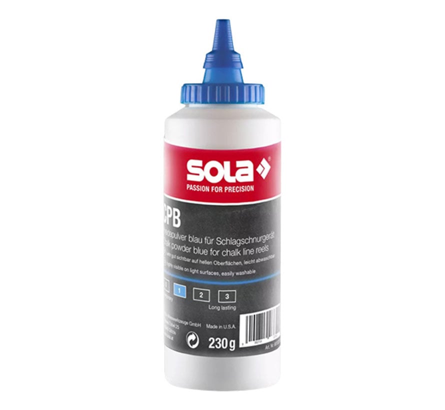 Sola Smetlijn Poeder Blauw 230 gram