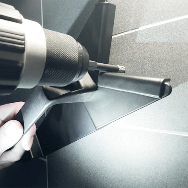 Black Power V-Boorgeleider, metaal