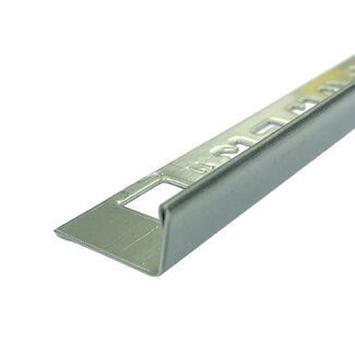 Tegelprofiel ELTEX RVS recht Zwart Chrome 11 x 2700mm