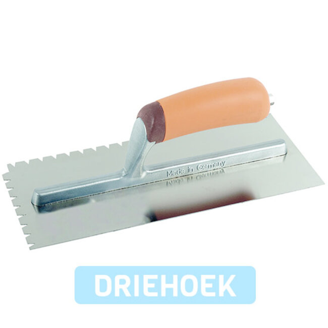 Superprof Lijmspaan RVS 9x5x7 Driehoek