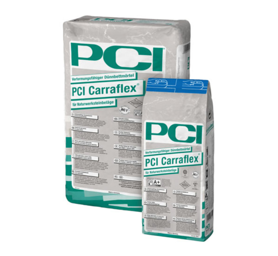 PCI Carraflex Natuursteen tegellijm 25 kg. Wit