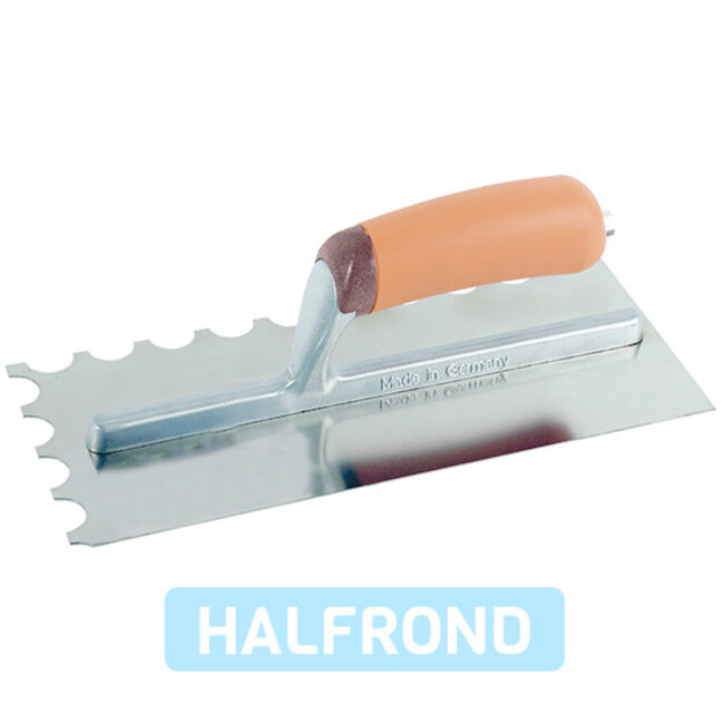 Superprof Lijmspaan RVS 20x10 Halfrond