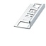 Tegelprofiel ELTEX RVS recht hoogglans 15 x 2700mm