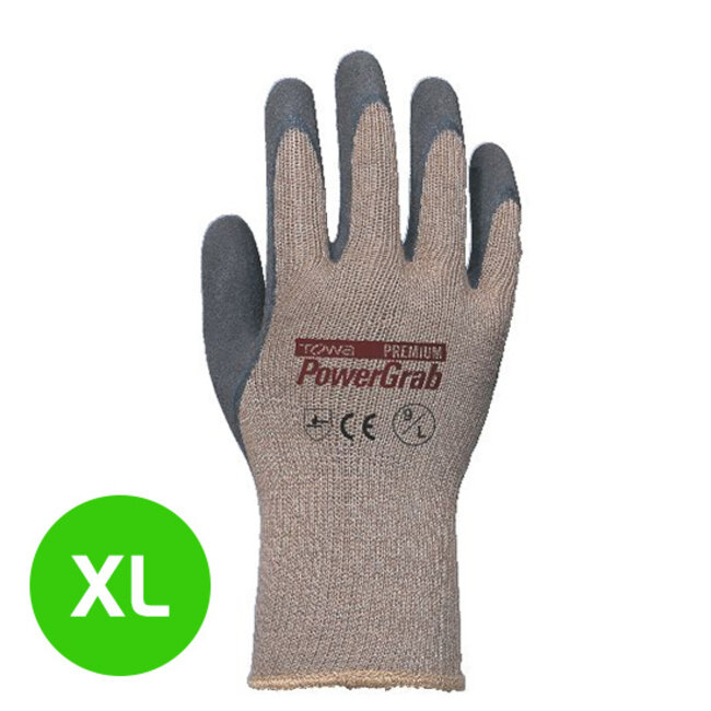 Towa Werkhandschoen PowerGrab Premium Microfinish Latex Coating maat 10 / XL