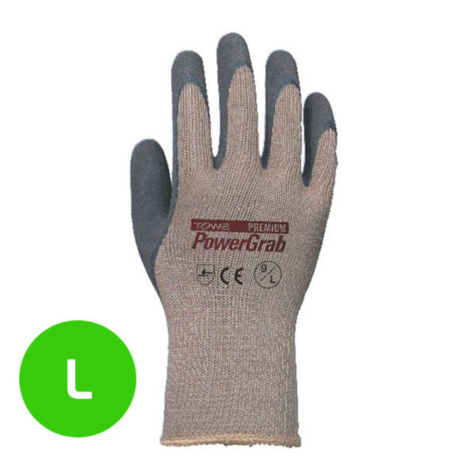 Towa Werkhandschoen PowerGrab Premium Microfinish Latex Coating maat 9 / L