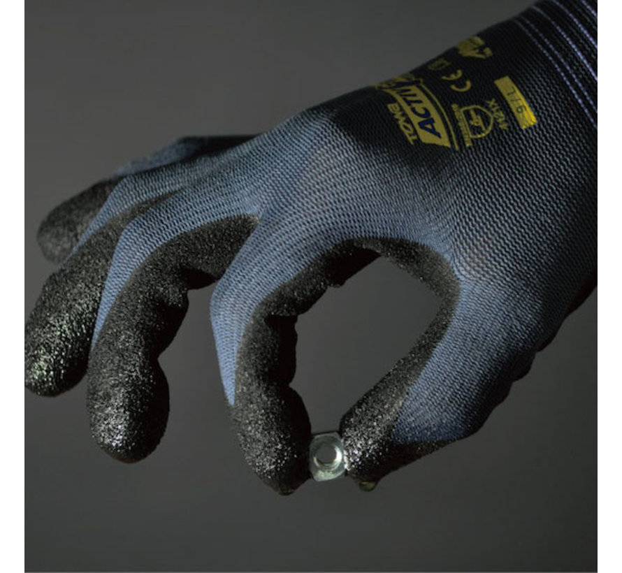 Towa Werkhandschoen ActivGrip Advance nylon met microfinish nitrile coating maat 10 / XL