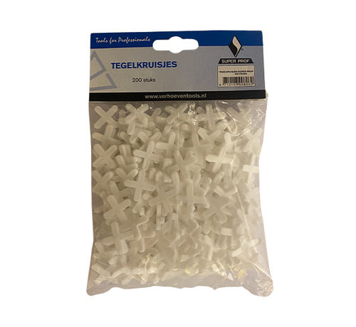 Super Prof Tegelkruisjes Super Prof 2,5 mm 200 stuks