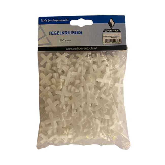 Tegelkruisjes Super Prof 3 mm 200 stuks