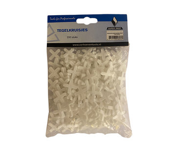 Super Prof Tegelkruisjes Super Prof 5 mm 200 stuks