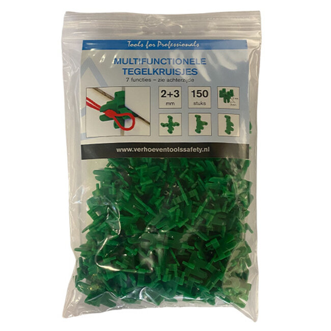 Tegelkruisjes Super Prof Multi 2 + 3 mm 150 stuks