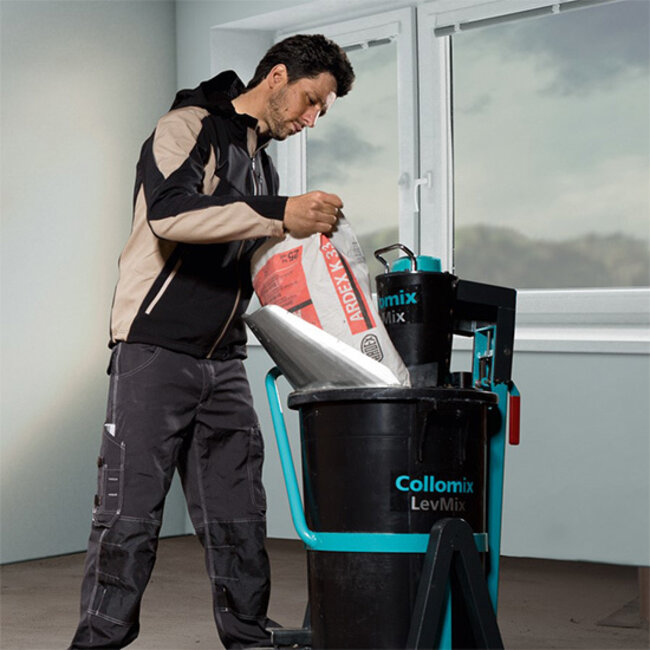 Collomix LevMix Menger voor Vloeregalisatie