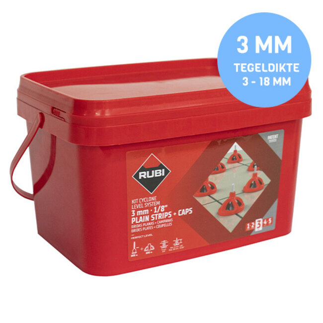 Rubi Cyclone Starter Kit - 3 mm