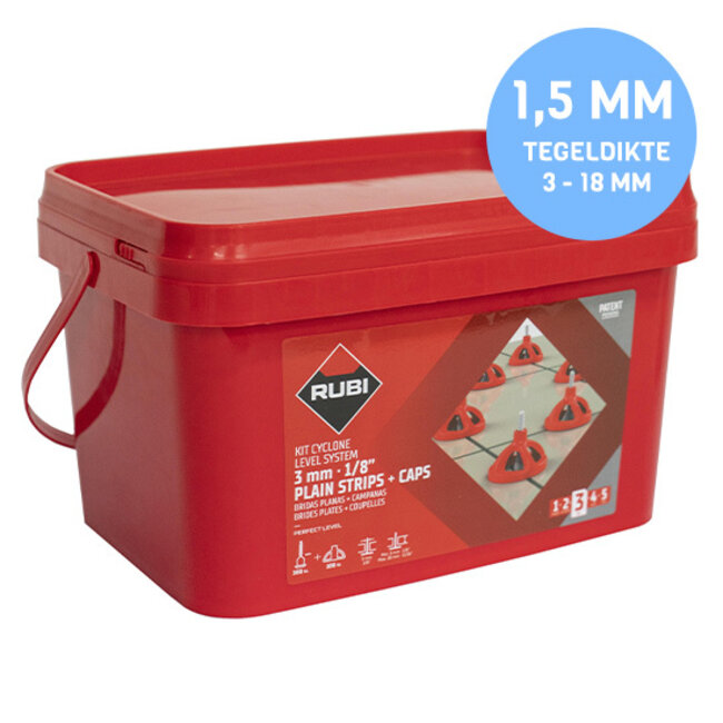 Rubi Cyclone Starter Kit 100 1,5 mm