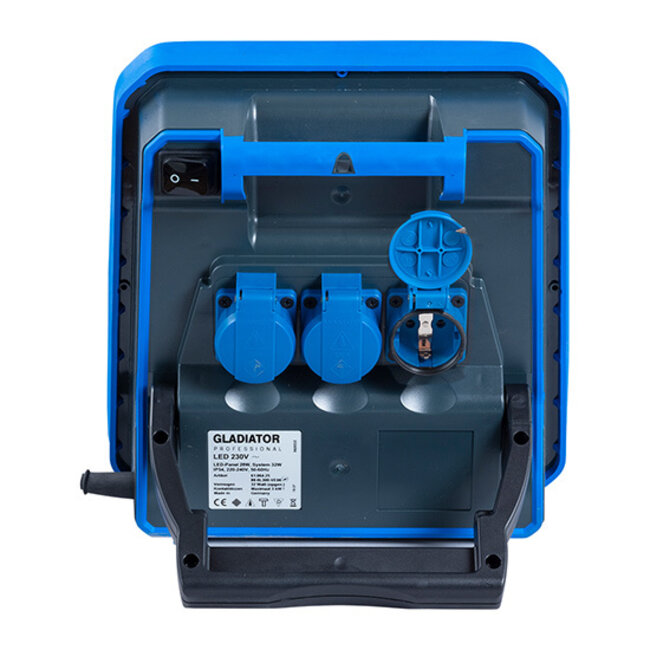 Bouwlamp Gladiator II Led 32W met contactdozen
