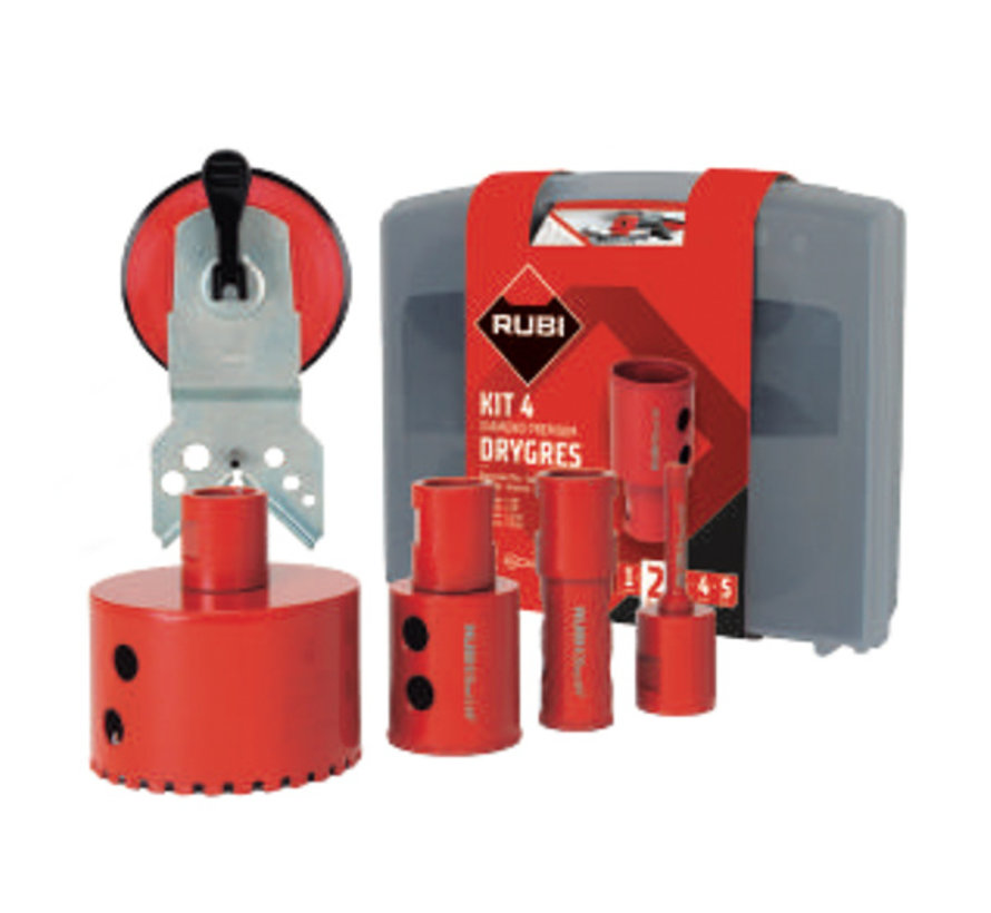 Rubi Drygres Premium 5 Diamantboren Set