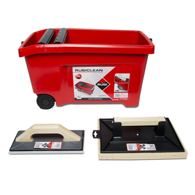 Rubiclean Superpro Sponsbak 24 Liter SET