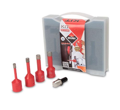 Rubi Rubi Mini Drygres 4 Diamantboren Set