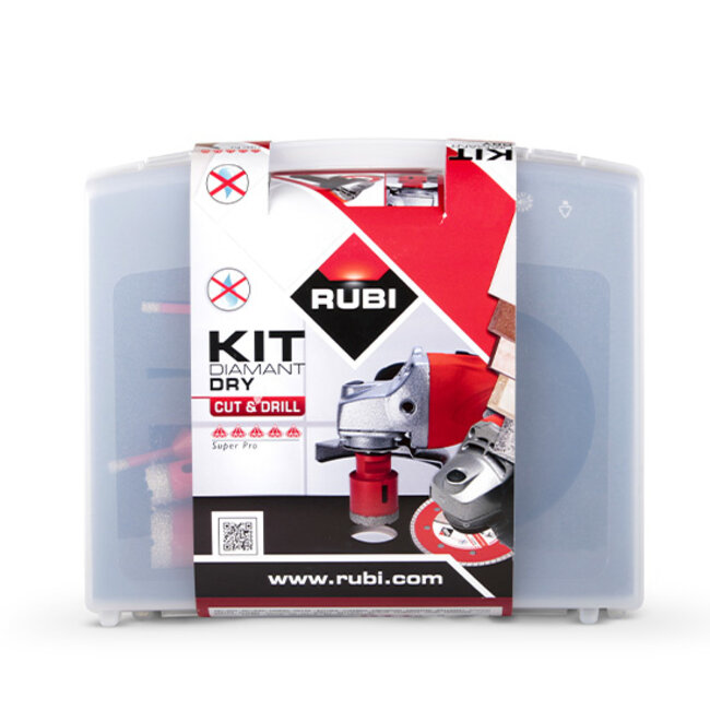 Rubi Drygres 4 Diamantboren Set + Diamantschijf
